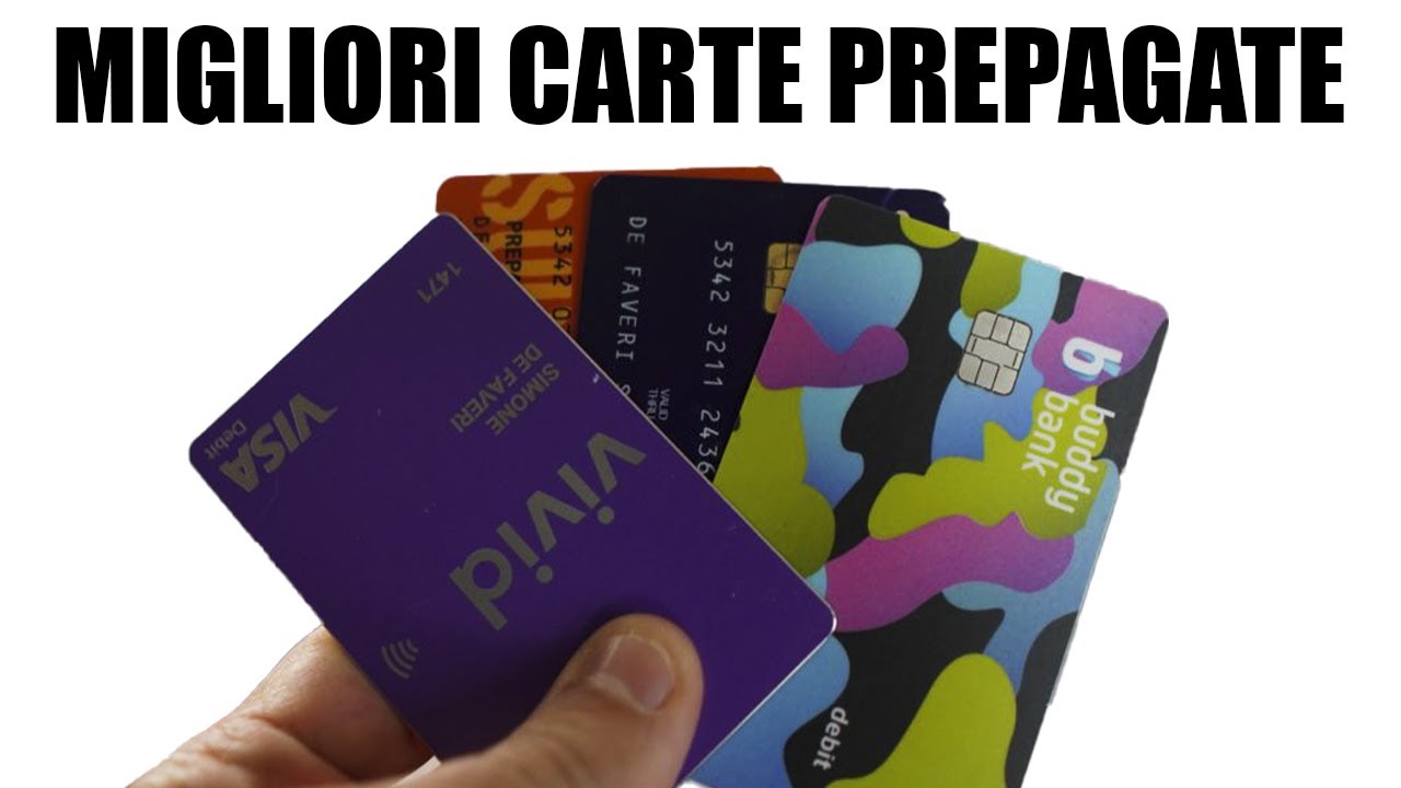 Migliori 💳CARTE PREPAGATE 2021