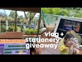 Stationery unboxing  biggest giveaway w stationerypal  feb vlog working chinese new year 