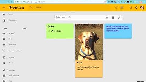 Google Keep checklists