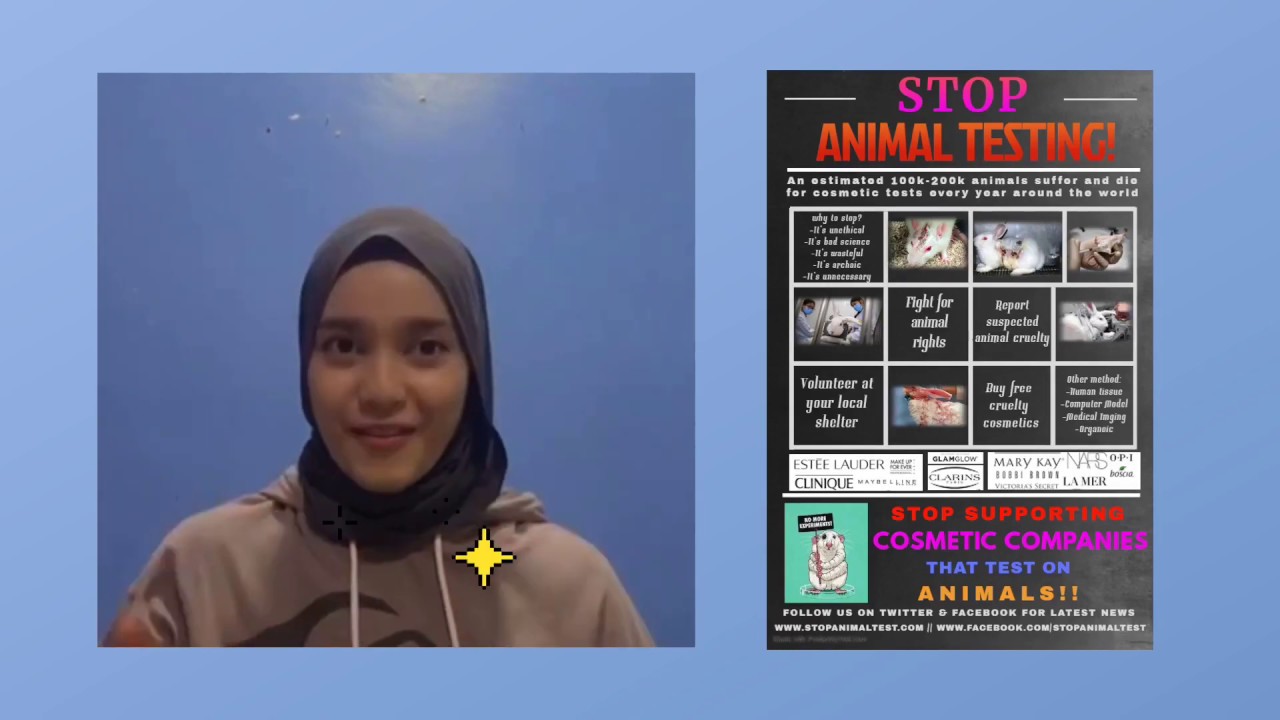 Poster Presentation EP Class : Cosmetic Testing on Animals