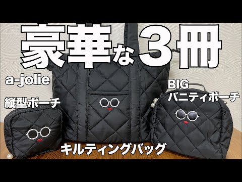 a-jolie 中身がひとめで分かる縦型ポーチ　 アジョリー　付録 3点セット a-jolie 中身がひとめで分かる、縦型ポーチBook 10th