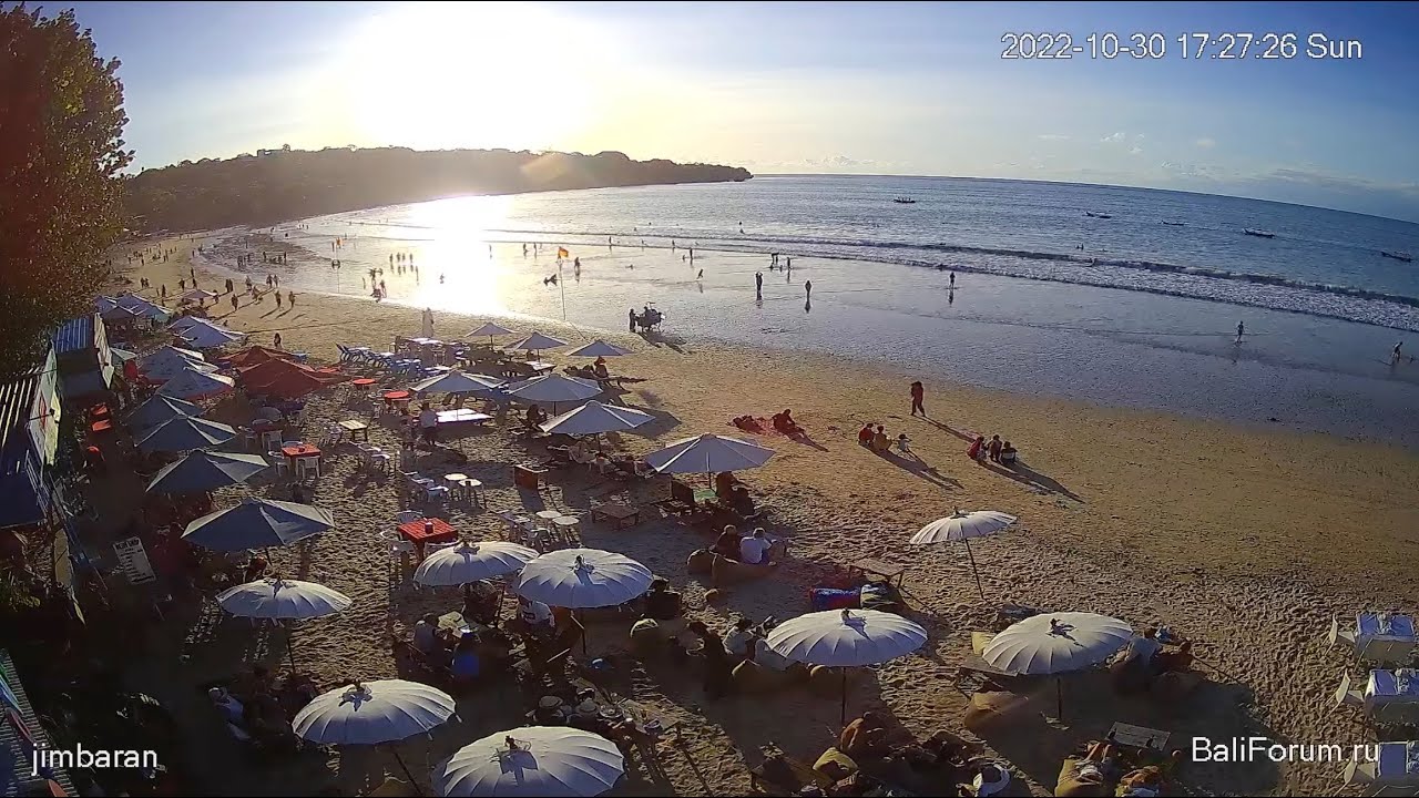 Bali - Jimbaran Beach, Live Webcam. BaliForum & AKUSUKA Cafe