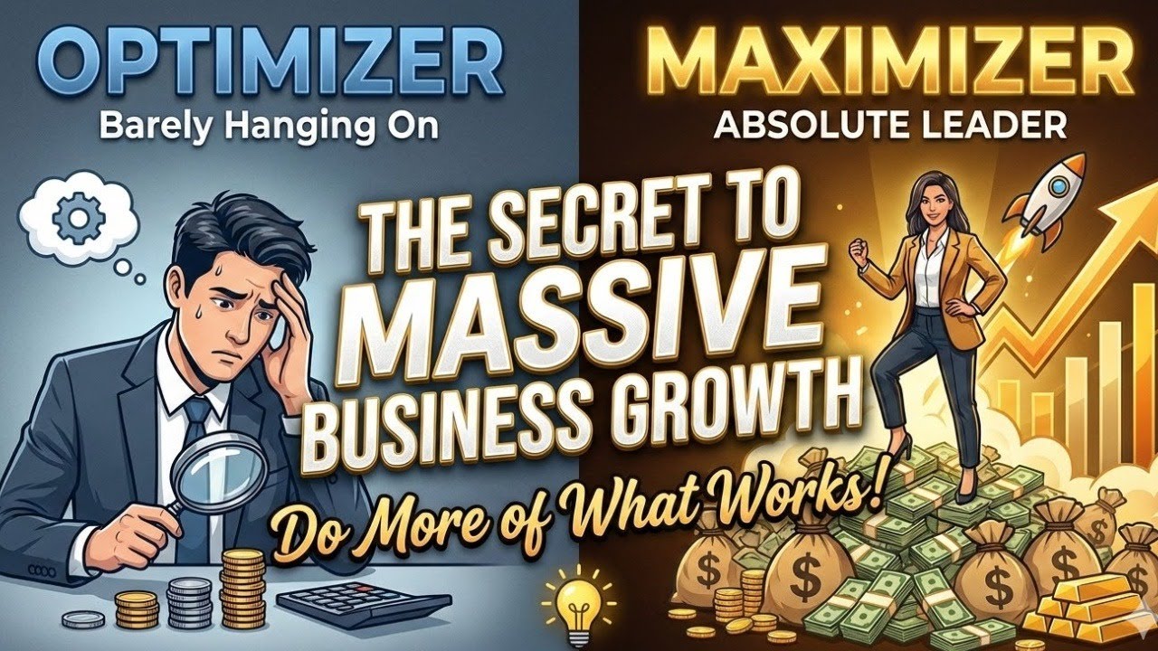 Maximizer vs Optimizer: The Secret to Massive Business Growth