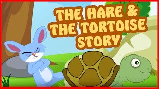Hare and Tortoise Story in English | Bedtime Story for Kids