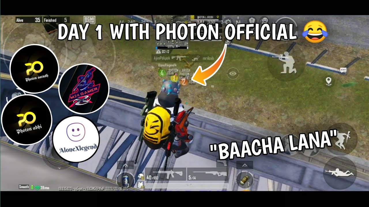 DAY 1 WITH "PHOTON OFFICIALS" 😂