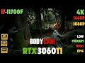 Bodycam rtx 3060 ti (1080p,1440p,4K)