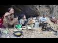 Traditional primitive life in village  nepali village