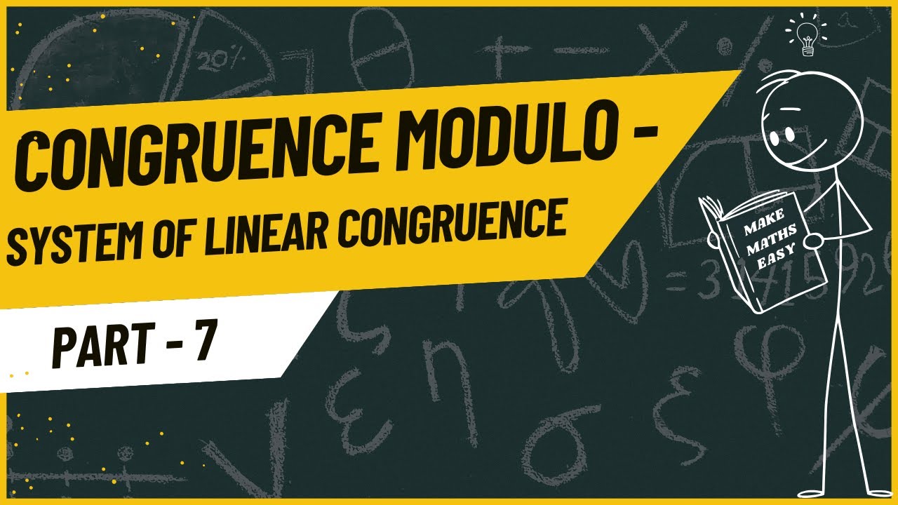 System of Linear Congruence | Modular Arithmetic | MME