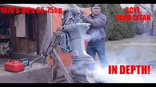 How To Clean Evinrude 75HP Carburetors (3 CYL 2 STROKE)