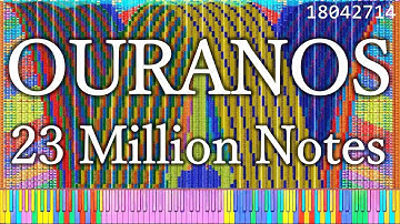 [Black MIDI] Ouranos - 24.3 MILLION NOTES - A Collaboration with The Romanticist - 5000 Subscribers