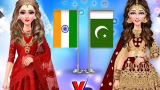 indian bridal dressup & makeup game||fashion show competition game||android gameplay||@ASMRNehaKouser screenshot 3