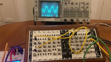 MRG FOLD, a VCA and a triangle wave