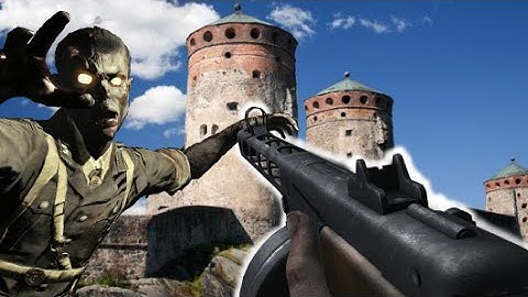 ZOMBIE FORTRESS "Call of Duty Zombies" Custom Zombie Maps Gameplay