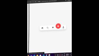 Animated Bottom Navigation Bar using HTML CSS & JavaScript#webdevelopment #webdesign #coding