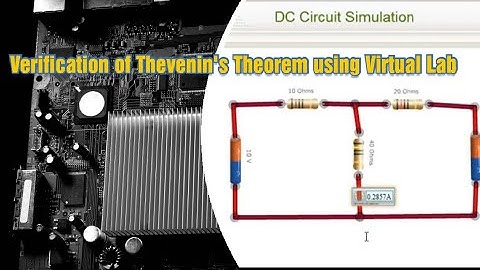 Verification of Thevenin