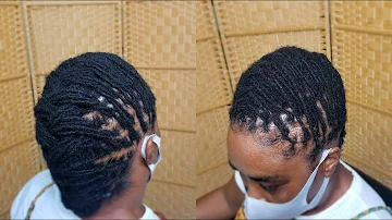 ONE STRAIGHT BACK FISHTAIL  LOCS STYLE | DREADS