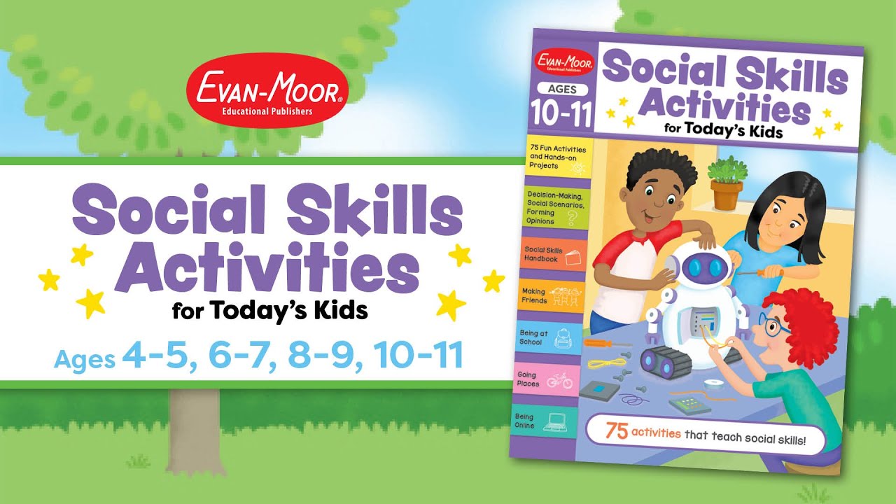Social Skills Activities for Today's Kids Workbook by Evan-Moor - YouTube