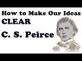 How To Make Our Ideas Clear - Charles Peirce