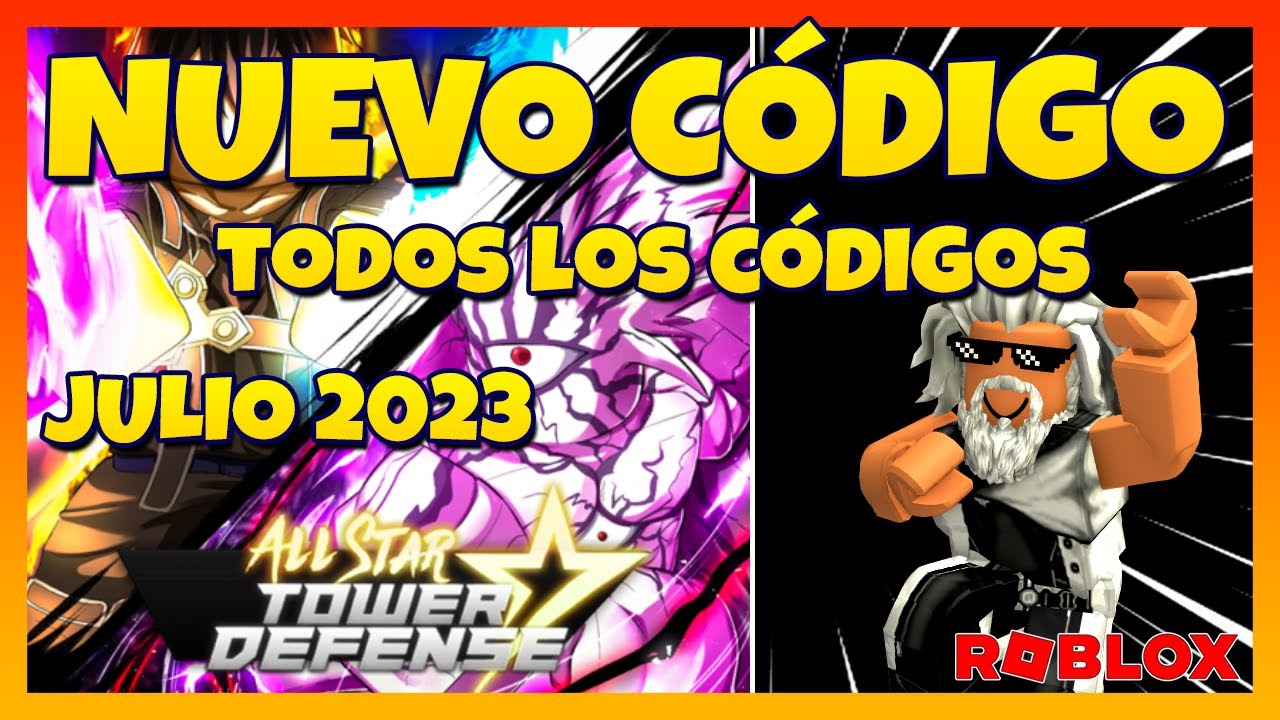 TODOS LOS CODIGOS NUEVOS DE ALL STAR TOWER DEFENSE / ROBLOX 2023