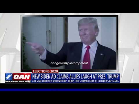 New Biden ad claims allies laugh at President Trump