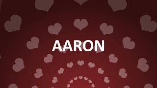 Happy Birthday Aaron