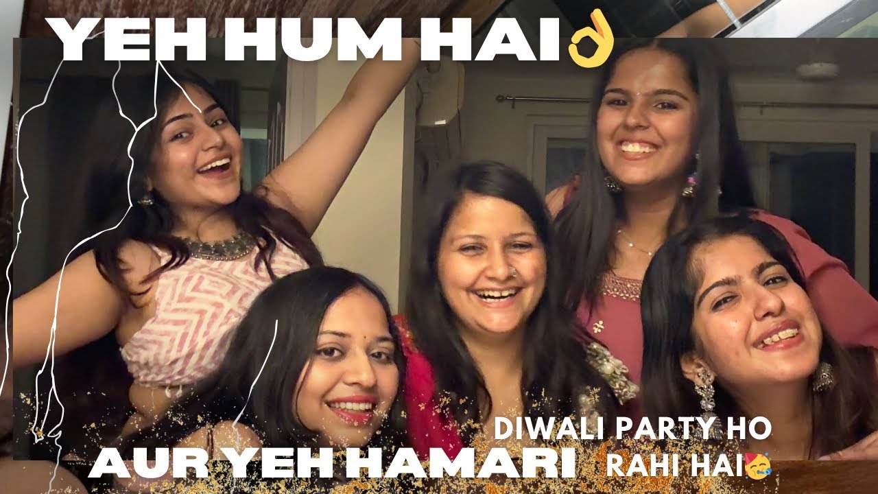 Day 1 of 9 din ki chutti- ft. Diwali party🥳