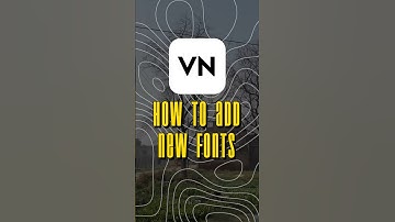 How to add new fonts in VN #trending #capcut #vnvideoeditor