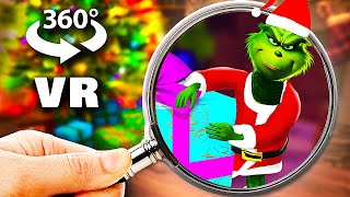 360° VR - Where's the Grinch?? Help Santa Claus!