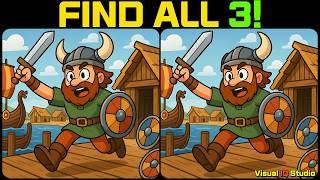 🧩 Find 3 Differences | How Good Are Your Eyes?
