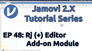 Jamovi 2.X Tutorial: Rj ( ) Editor Add-on Module (Episode 48)