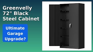 REVIEW (2026): Greenvelly 72" Black Steel Cabinet. ESSENTIAL details.