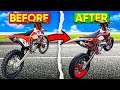 I TRANSFORMED THIS DIRTBIKE COMPLETELY