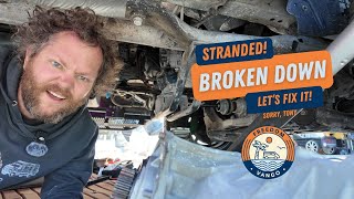 STRANDED in Maryland with a BROKEN Transfer Case in our Mercedes Sprinter 4x4 | Lets fix that