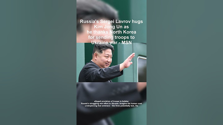 Lavrov Hugs Kim A Dangerous Alliance