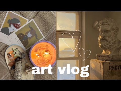 Видео: art vlog: учеба в академии штиглица, сессия, зимняя ярмарка