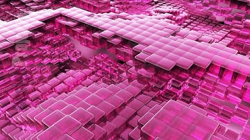 Animation of wave purple glass liquid with animated reflections. Loopable animation.