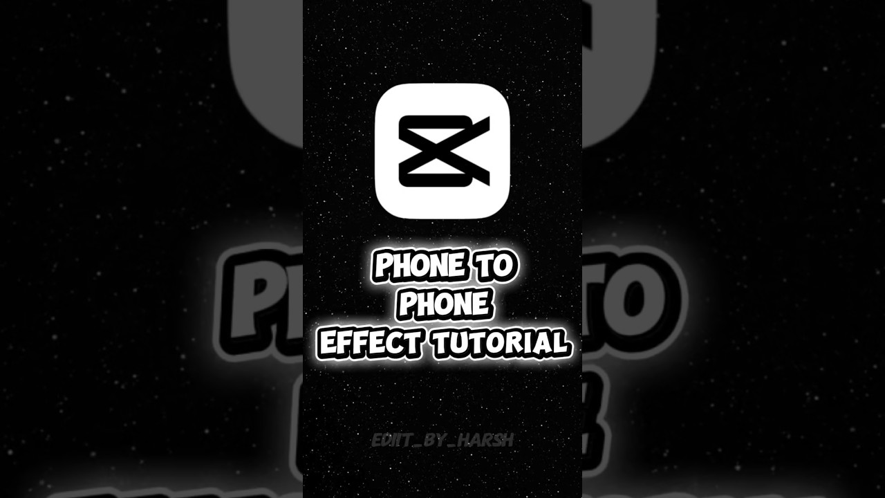 CapCut | Phone to Phone Effect Tutorial | Easy Transition Guide 