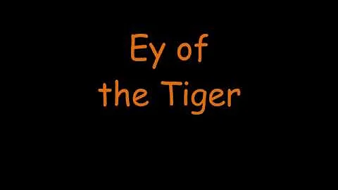 Eye of the Tiger, Survivor-Lyrics-...  | Robin Mic...