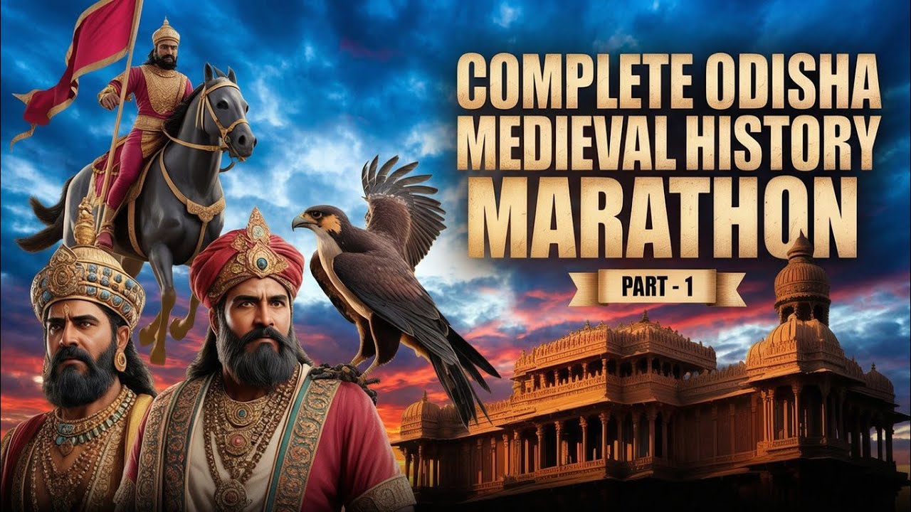 Complete Odisha Medieval History Marathon 🔥| PART-1| For All Competitive Exams, OSSC CGL, OSSSC, etc
