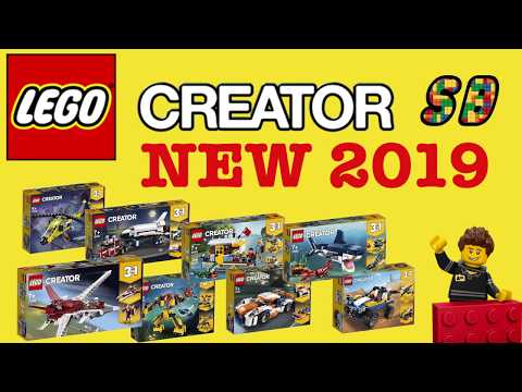 NEW LEGO CREATOR 2019 Sets Winter wave - YouTube