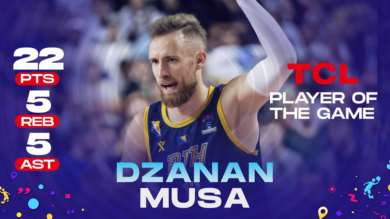 Dzanan MUSA 🇧🇦 22 PTS 5 REB 5 AST - FIBA EuroBasket 2022