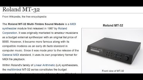 Emulating Roland MT-32 better then the original Hardware using Windows 10 open source Soft  w]Paul
