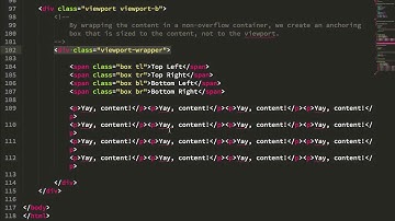 Using Position Absolute Inside A Scrolling Overflow Container