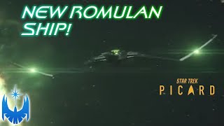 First Romulan Ship in EIGHTEEN YEARS! Appears on Star Trek Picard...Analysis