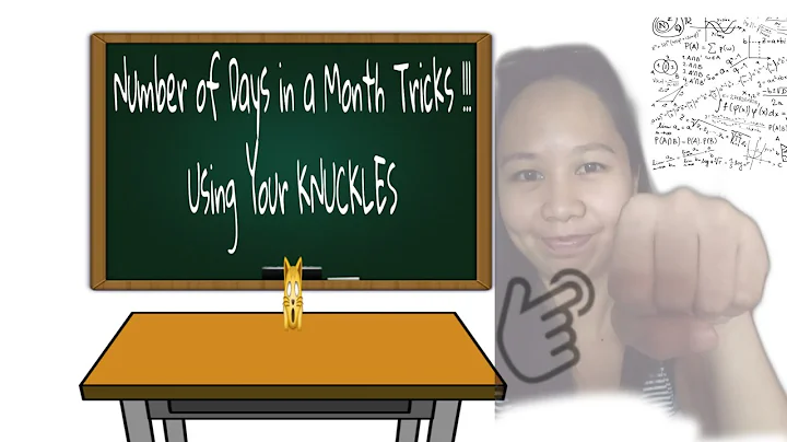 USE YOUR KNUCKLES   to Remember How many days in each Months | MATH TRICKS | KNUCKLES |