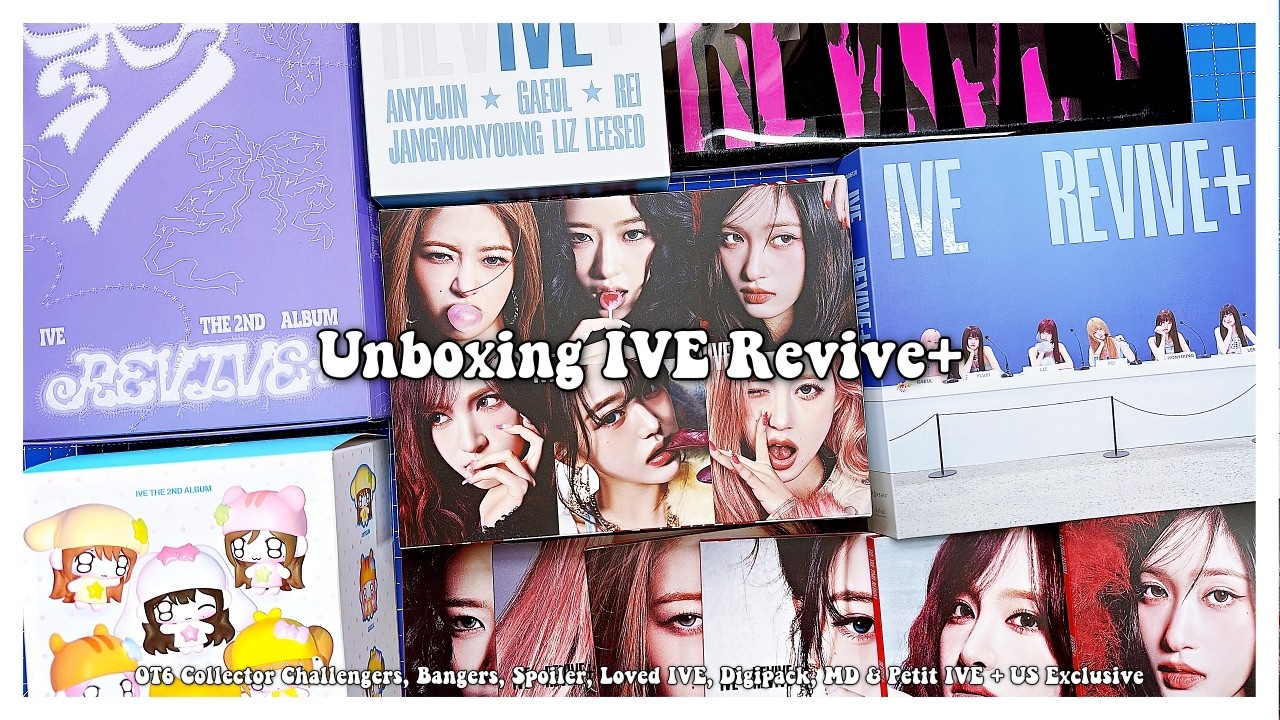 Unboxing IVE REVIVE+ ✰ Challengers, Bangers, Spoiler, Loved IVE
