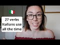 27 common Italian verbs for conversation (Italian audio with subtitles)
