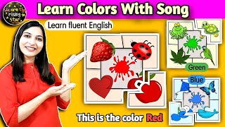 Colors for kids | Colors Song for kids | Simple Sentences | WATRstar