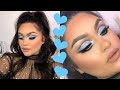 ICY BLUE CUT CREASE EYESHADOW TUTORIAL