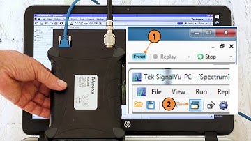 Detecting and Measuring Short Distance Dynamic Signals in the Tektronix RSA306 Spectrum Analyzer